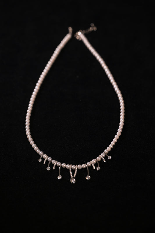 'Starry Sky' Tiny Freshwater Pearl Necklace