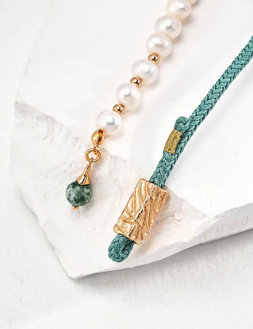 Natural pearl& Jade Knotting Bracelet My Store