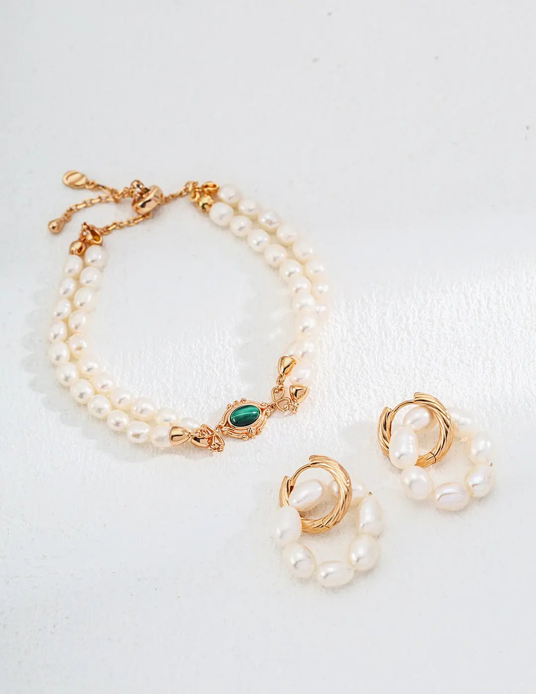 Palace Malachite Pearl Bracelet My Store