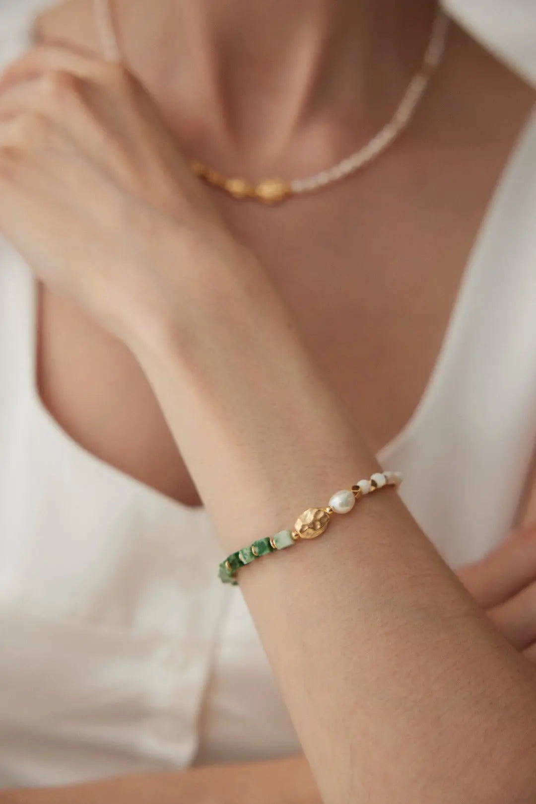 Green Jade Vintage Bracelet My Store