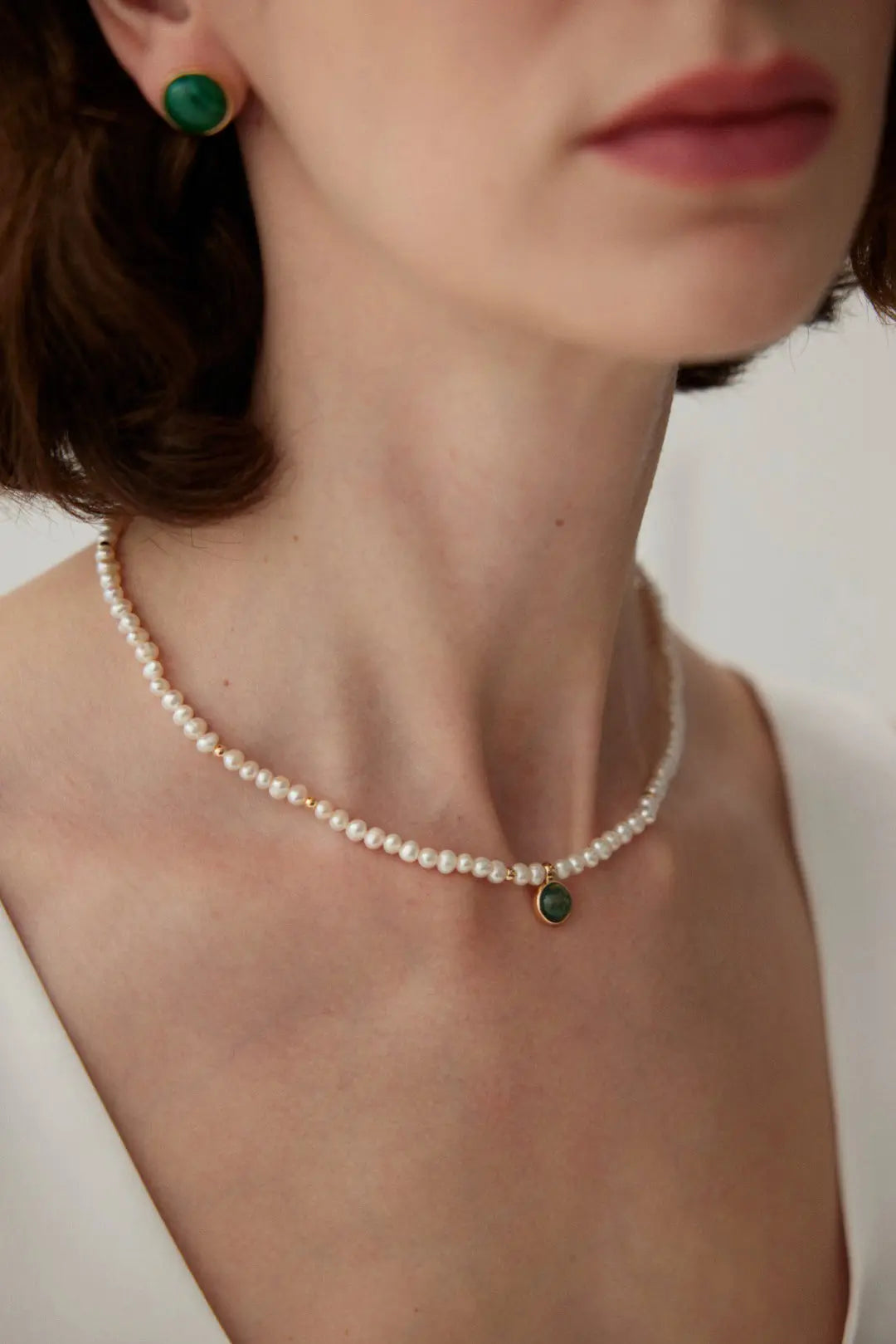 Pearls & Aqua Agate Necklace My Store