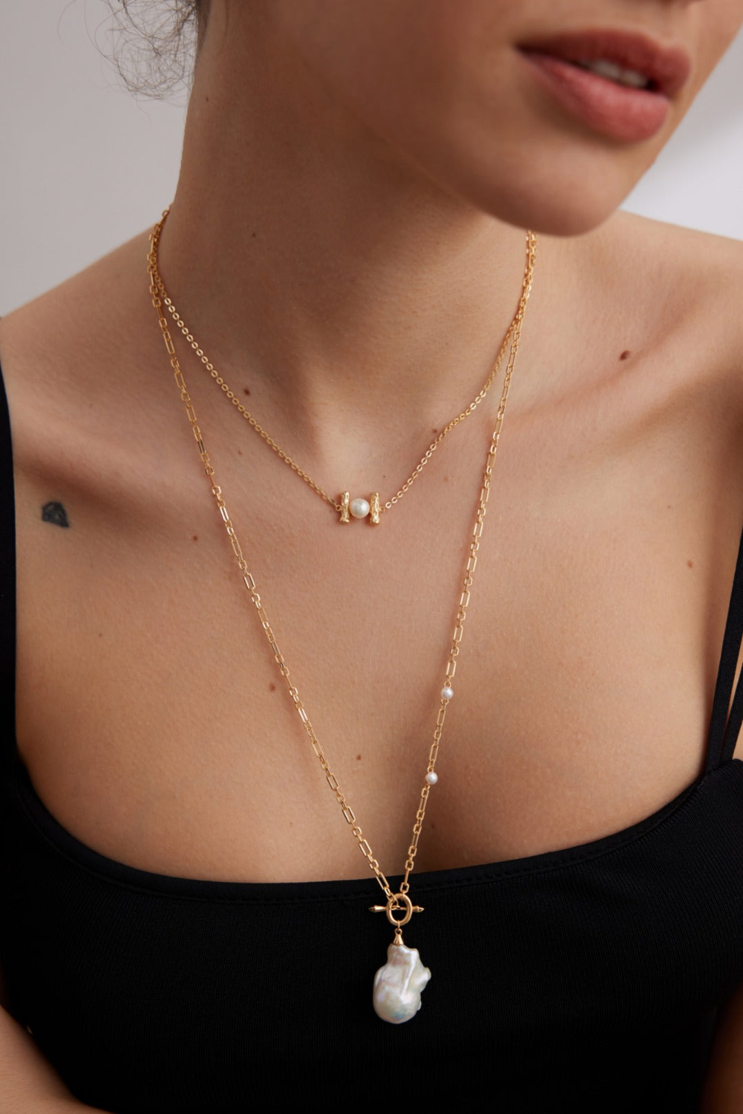 Irregular Baroque Pendant
