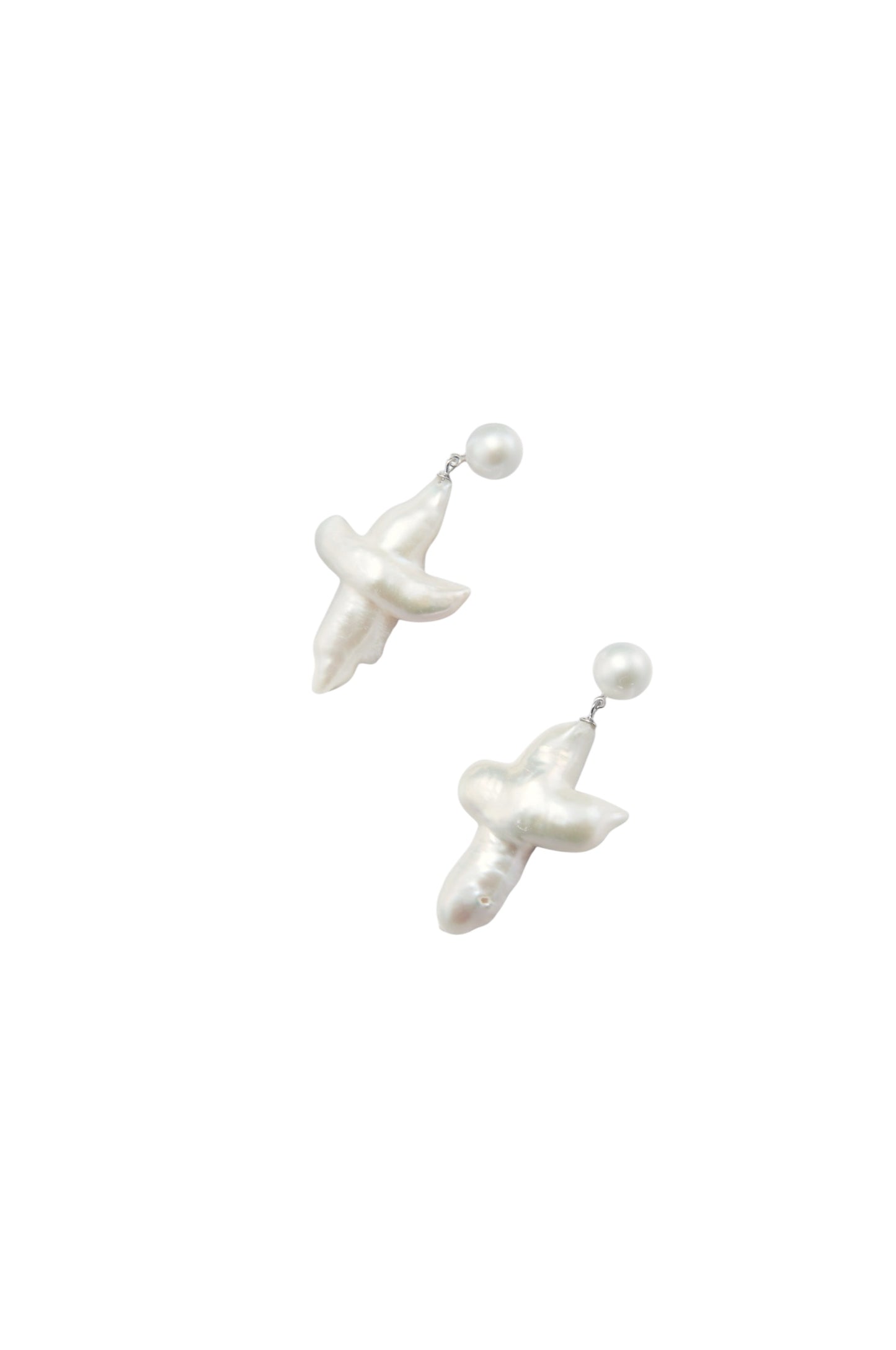 Starfish Pearl Earrings