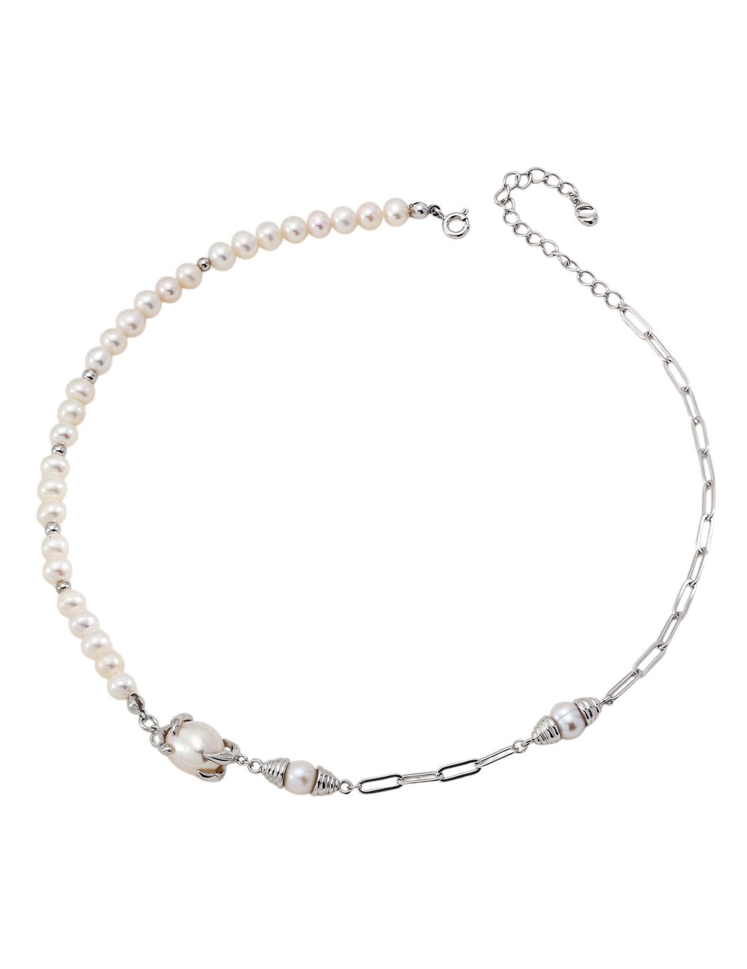 Hugging Beads Collarbone Necklace
