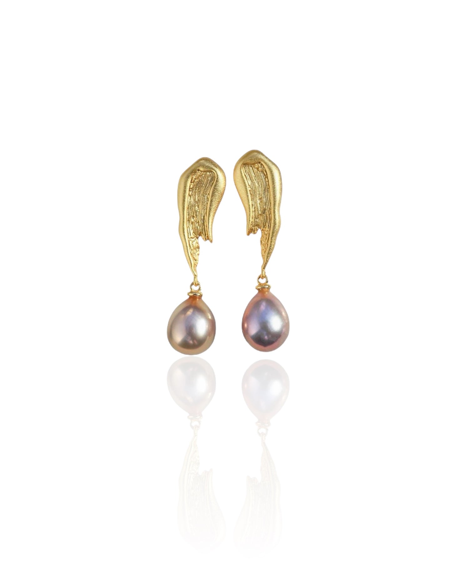 ‘’Floral Word‘’ Pigment Earrings