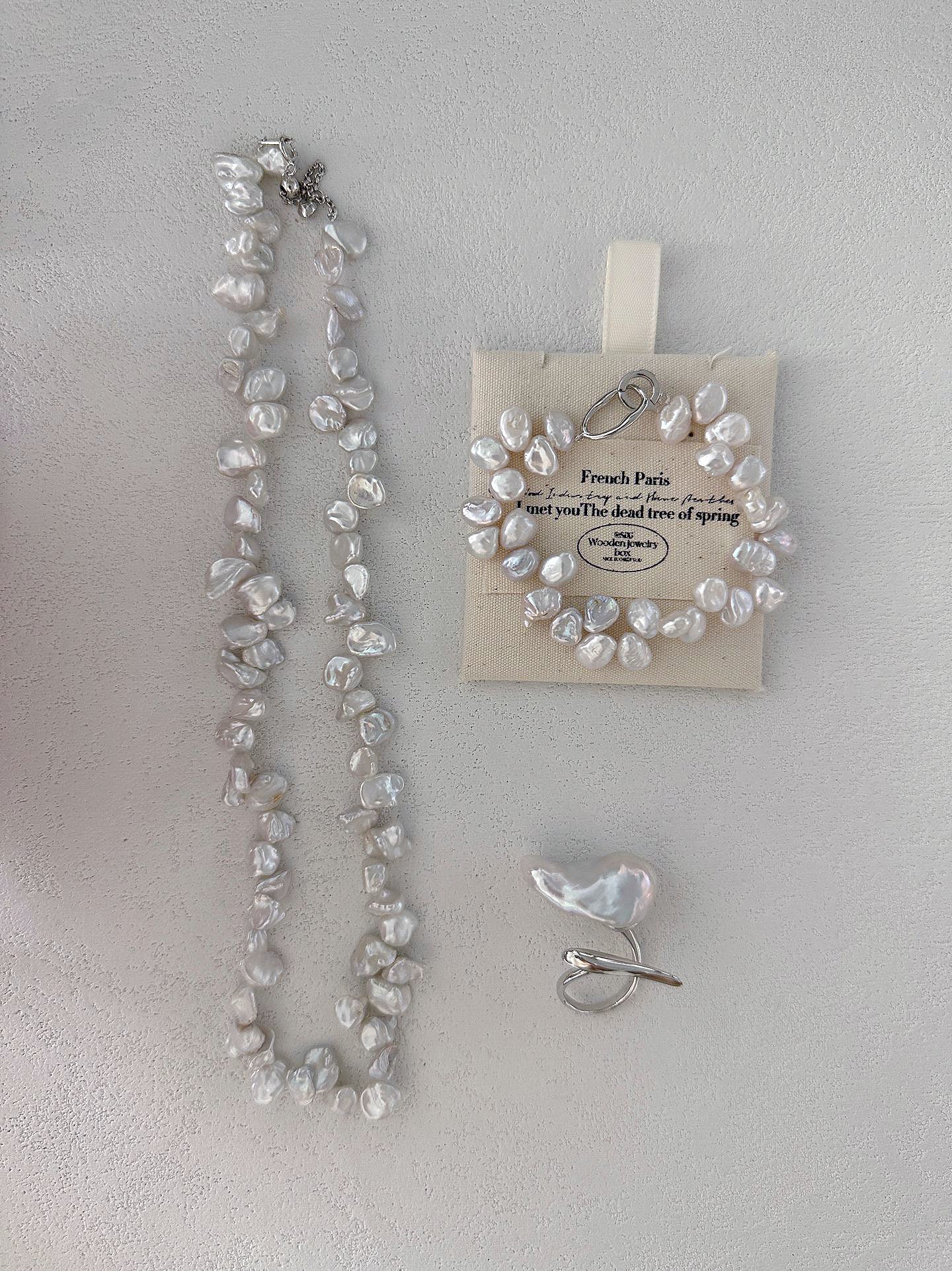 Keshi Petal Pearl Bracelet
