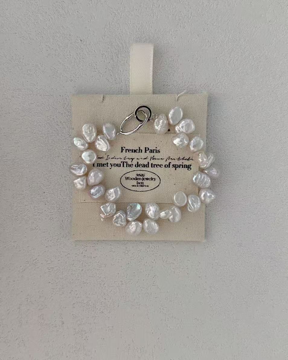 Keshi Petal Pearl Bracelet