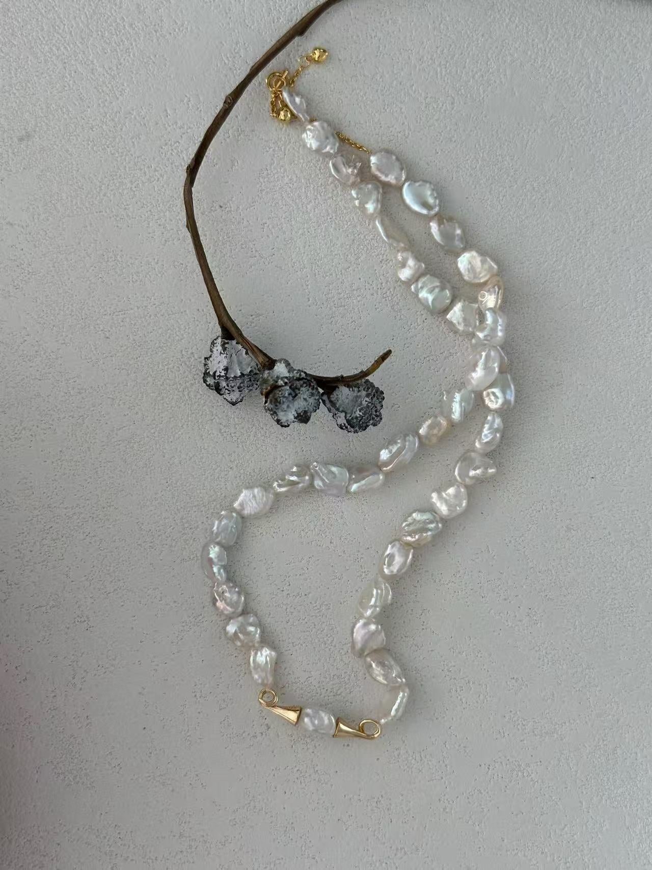 Bluebeard Pearl Bracelet&Necklace Set