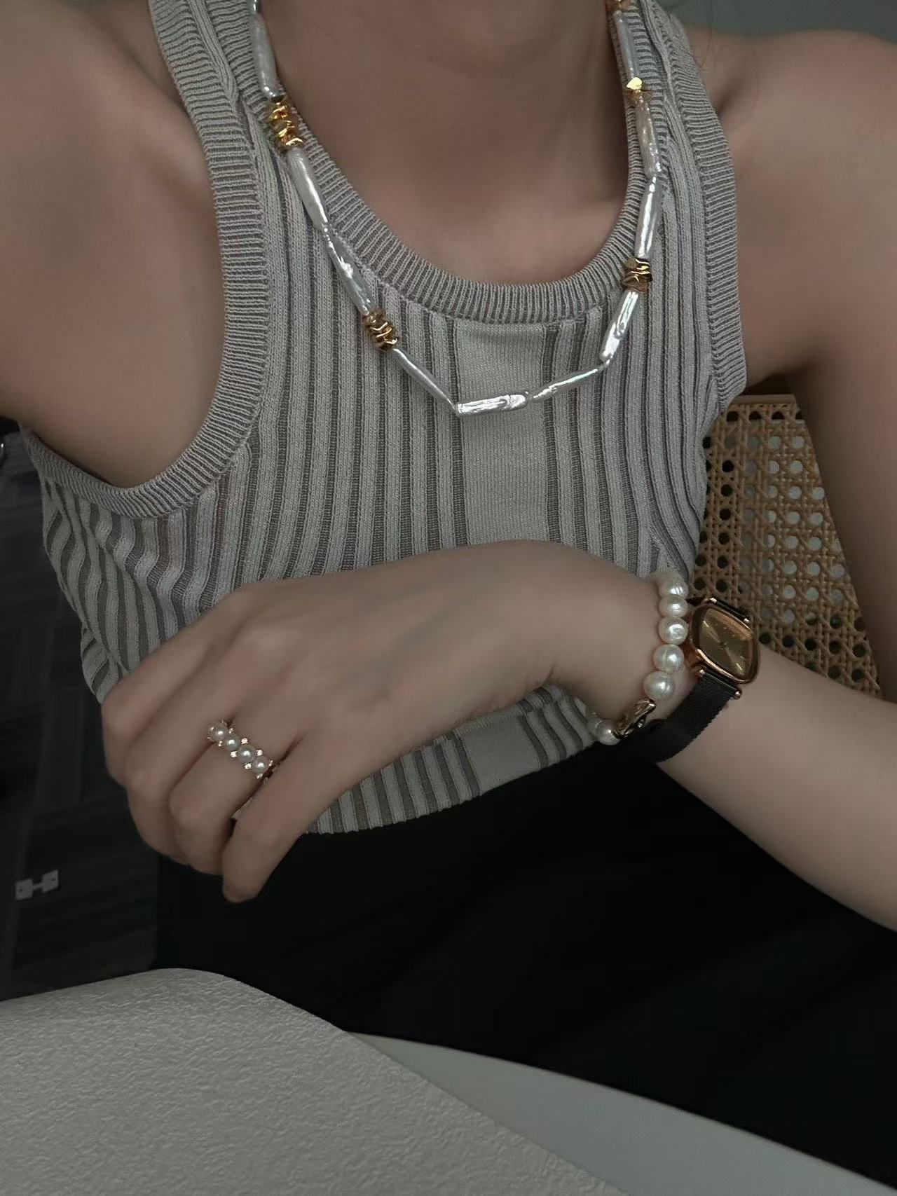 Metal Baroque Necklace