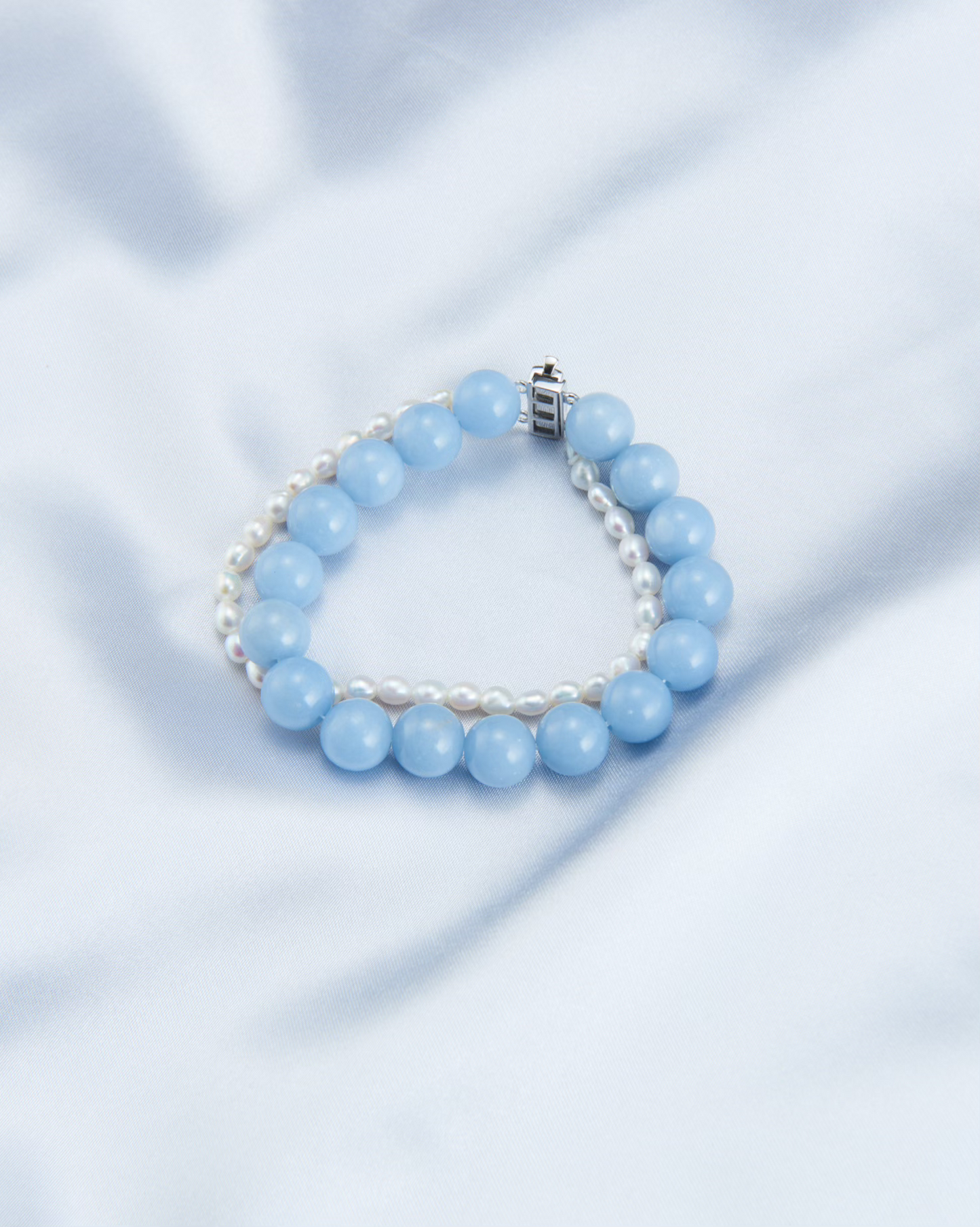 Larimar Pearl Bracelet