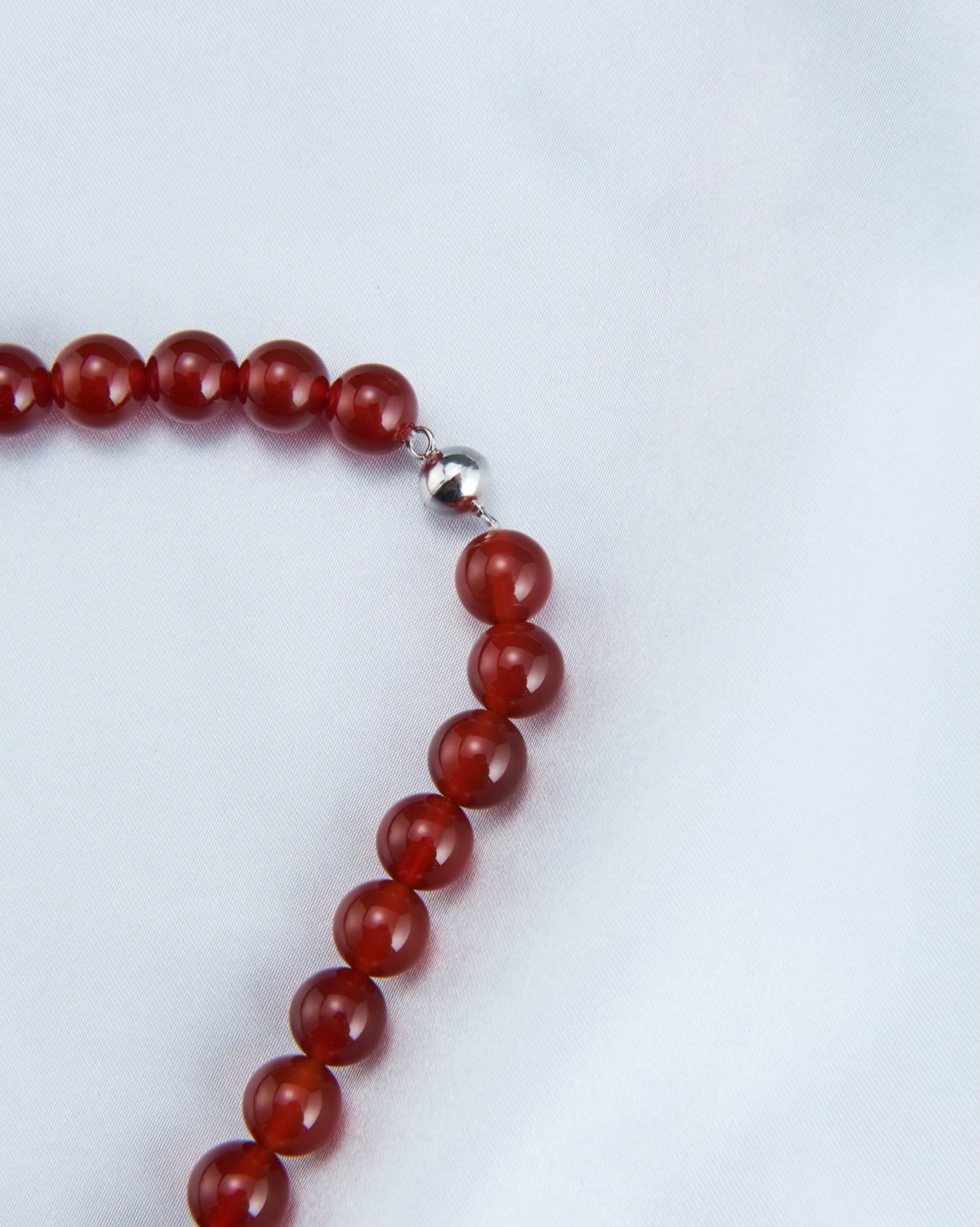 Red Agate Baroque Necklace