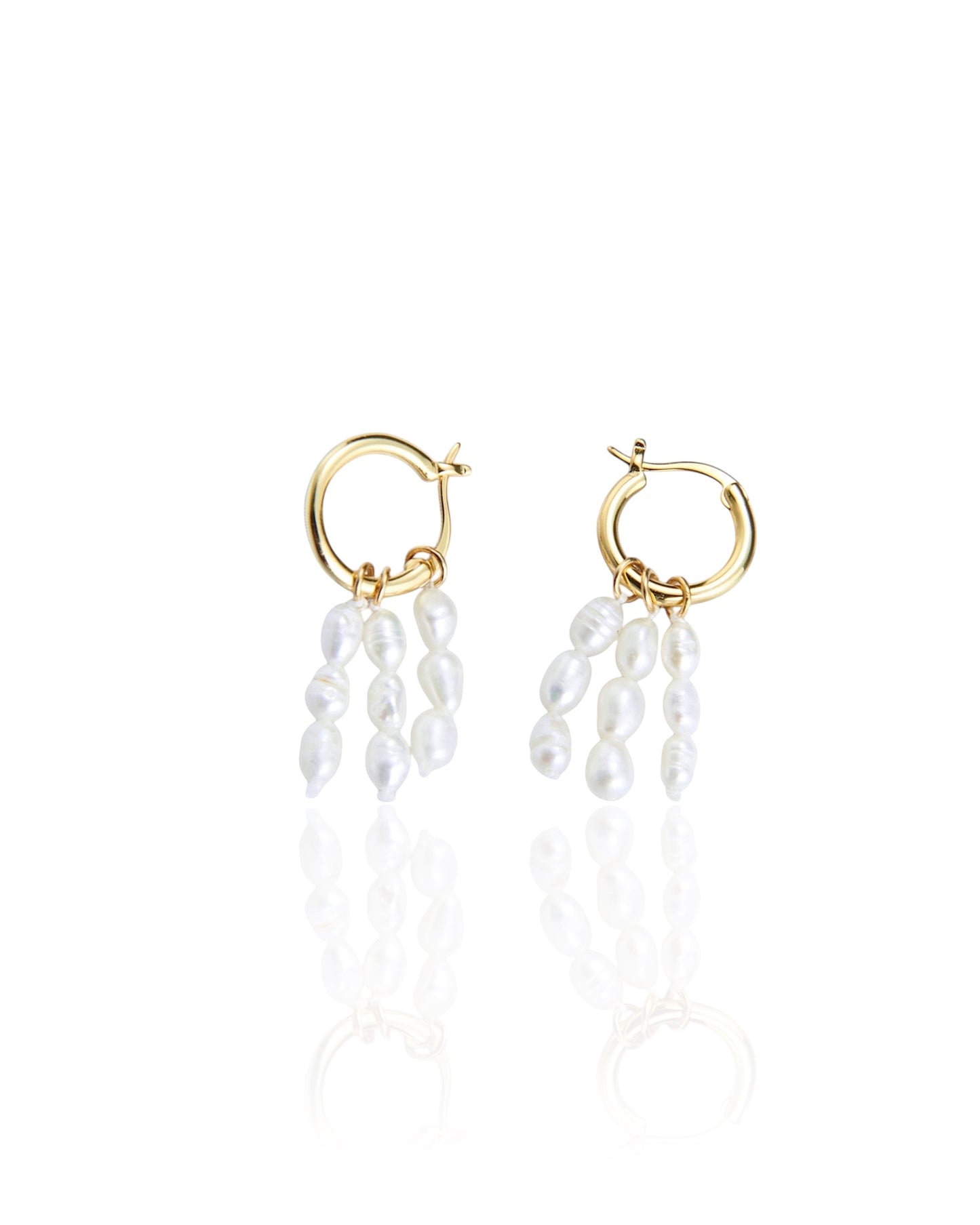 Tassel pearl earrings
