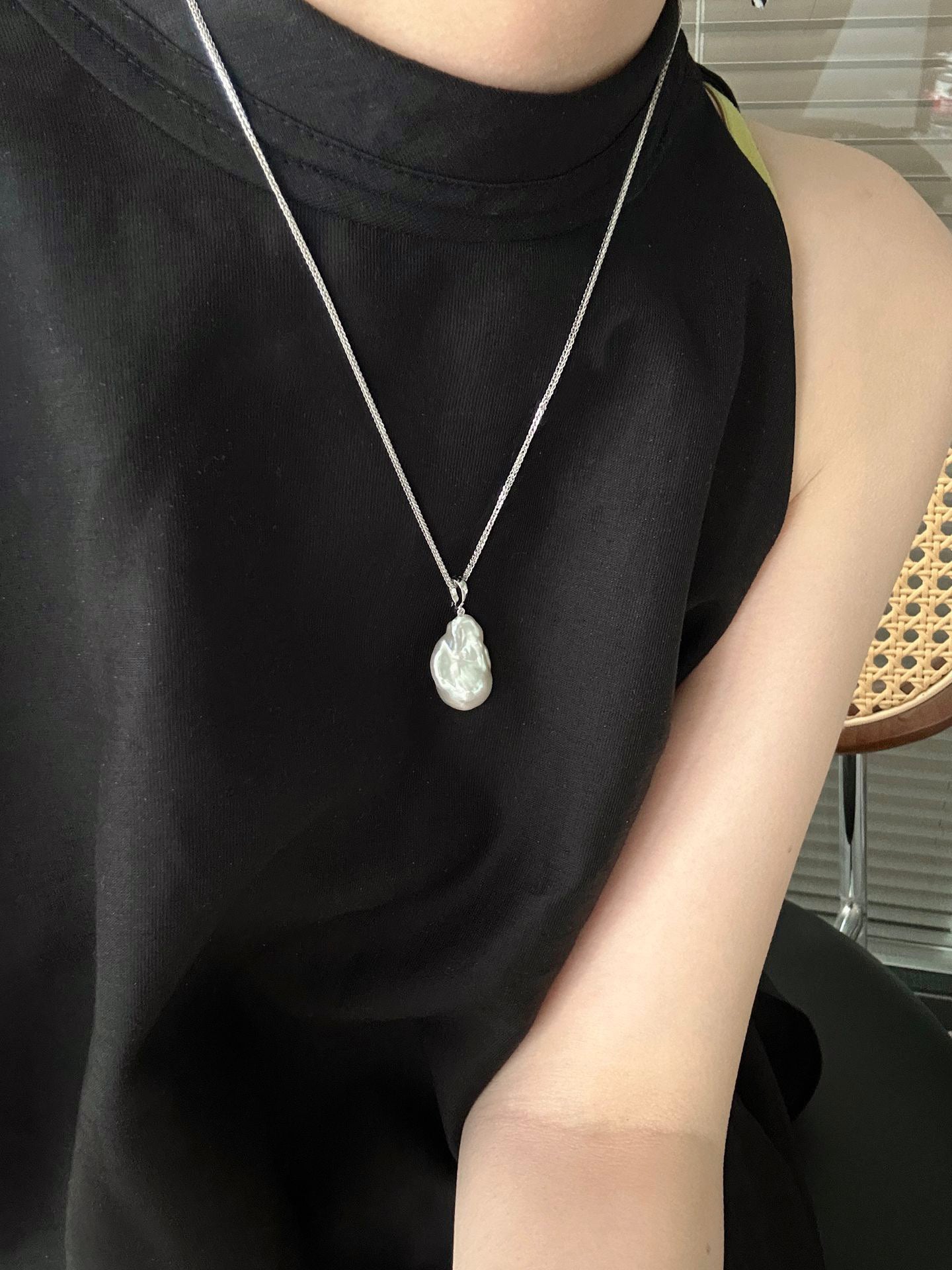 Cold Light Plating Classic Collection Baroque Pendant