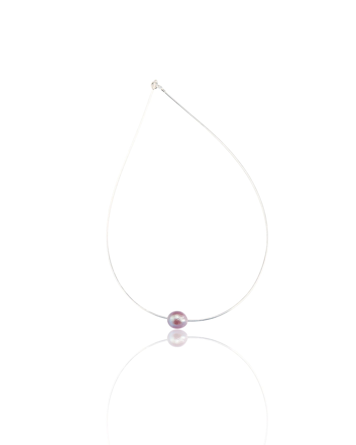 Purple/ Orange Edison Pearl Necklace