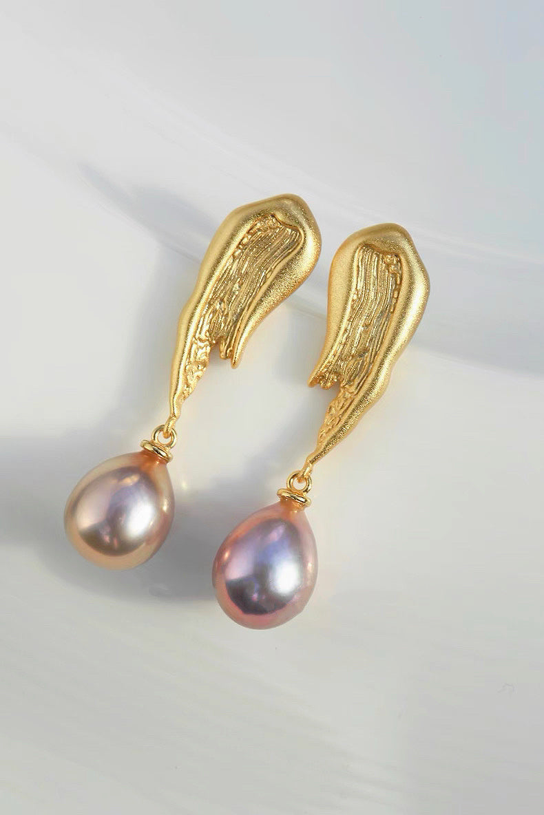 ‘’Floral Word‘’ Pigment Earrings
