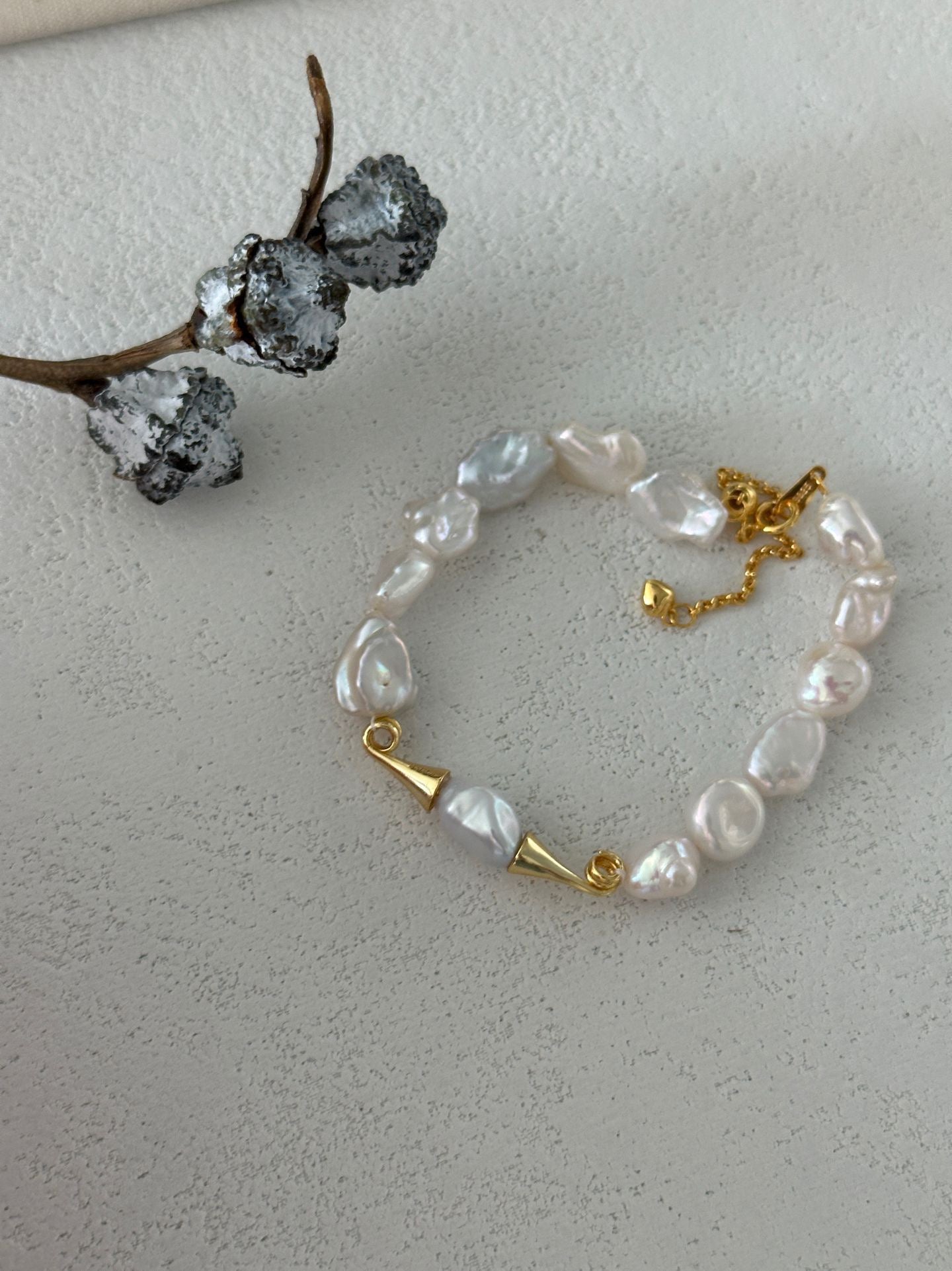 Bluebeard Pearl Bracelet&Necklace Set
