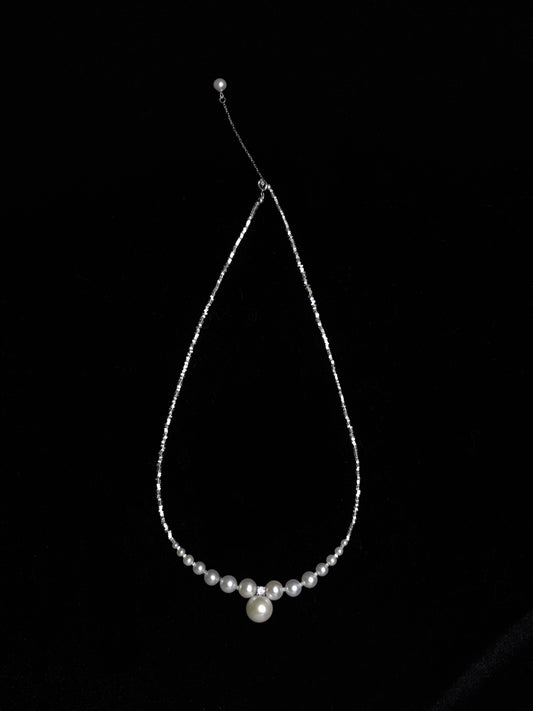 “Nova Grace” Natural Freshwater Pearl Necklace