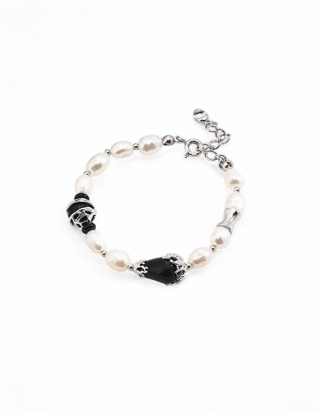 Natural Pearls & Black Onyx Bracelet My Store