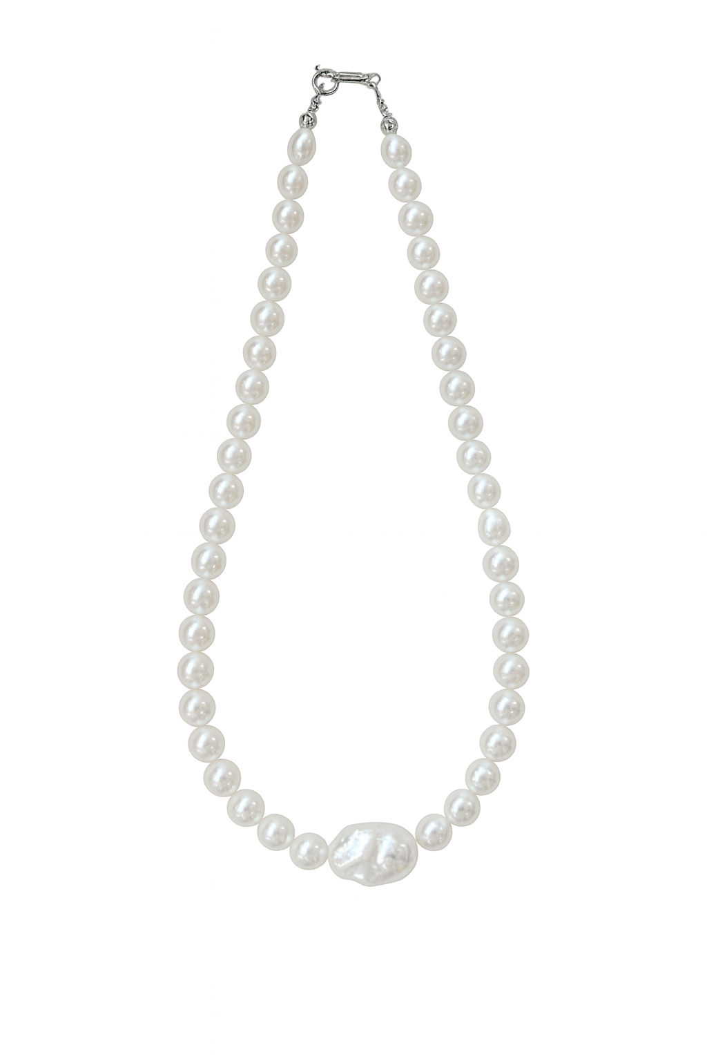 Natural Creamy Angel Pearl Necklace