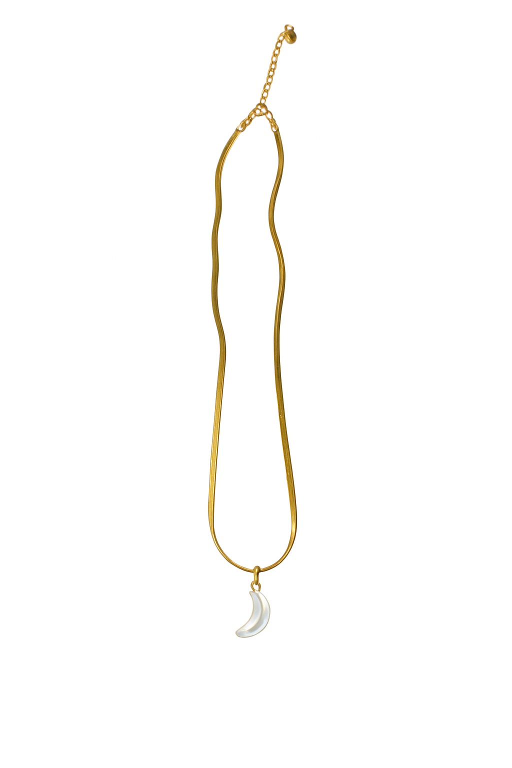 “The sun, moon and stars”Cream Baroque Gold Bracelet&Necklace