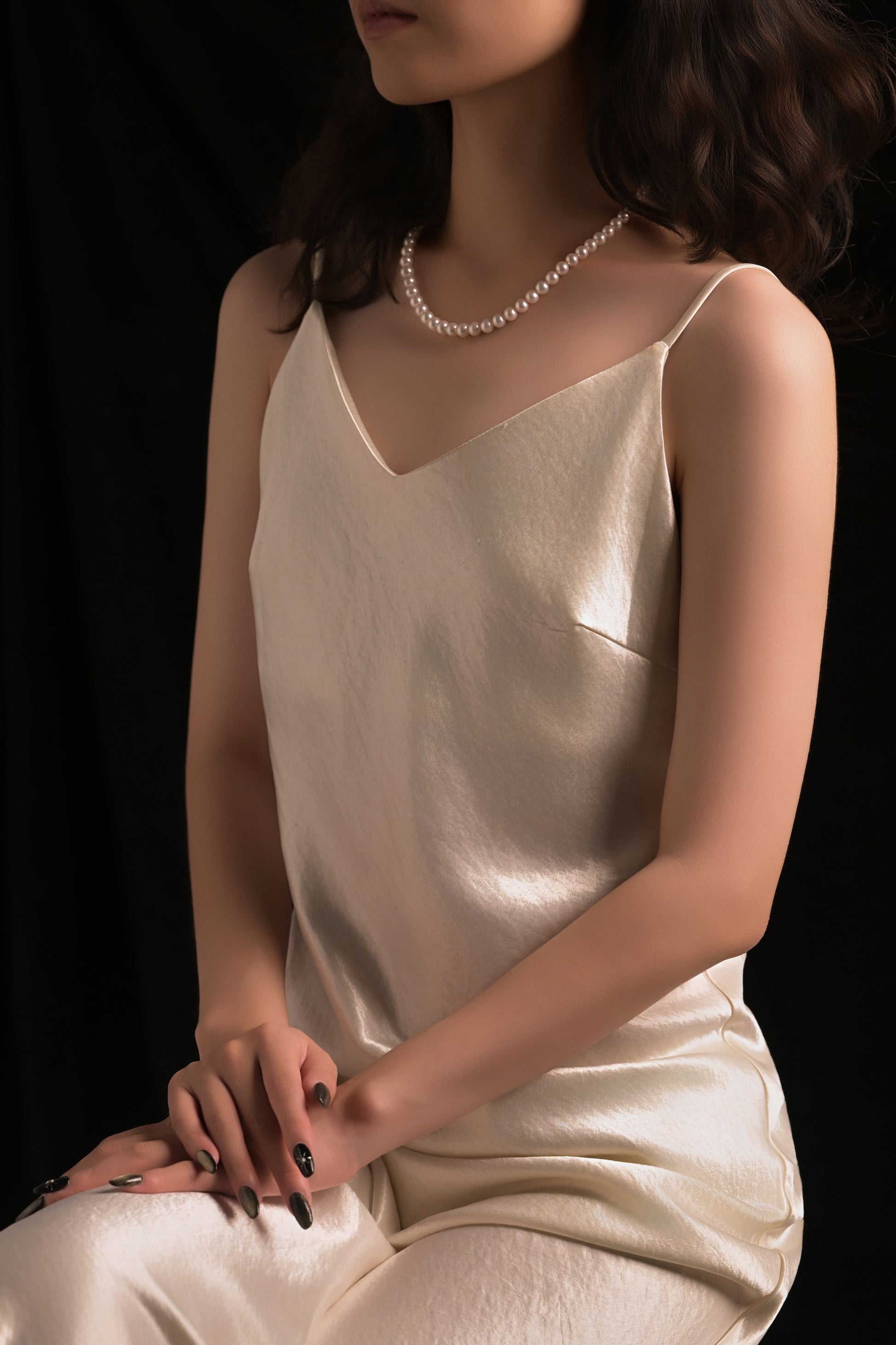 Minimalist Freshwater Pearl Bead Necklace