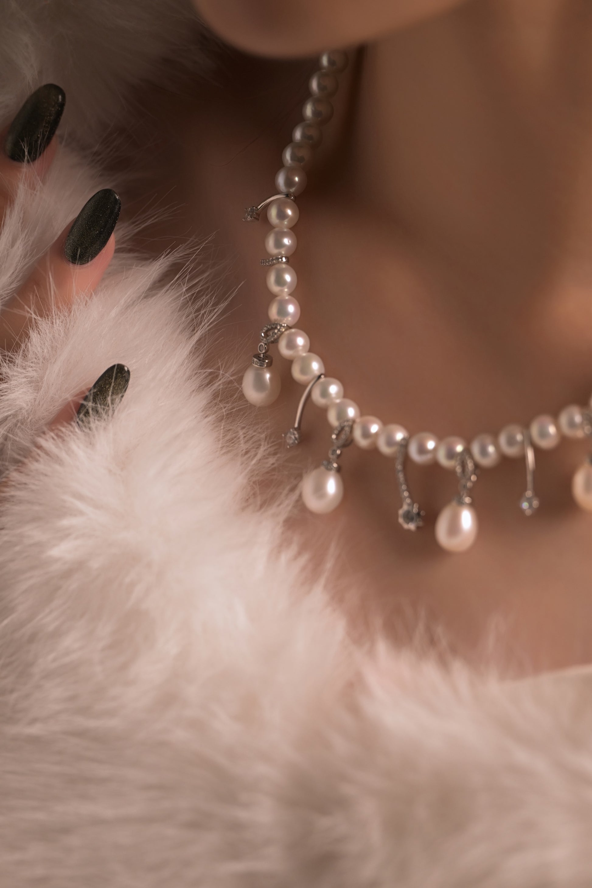 Melon Carriage Freshwater Pearl Necklace