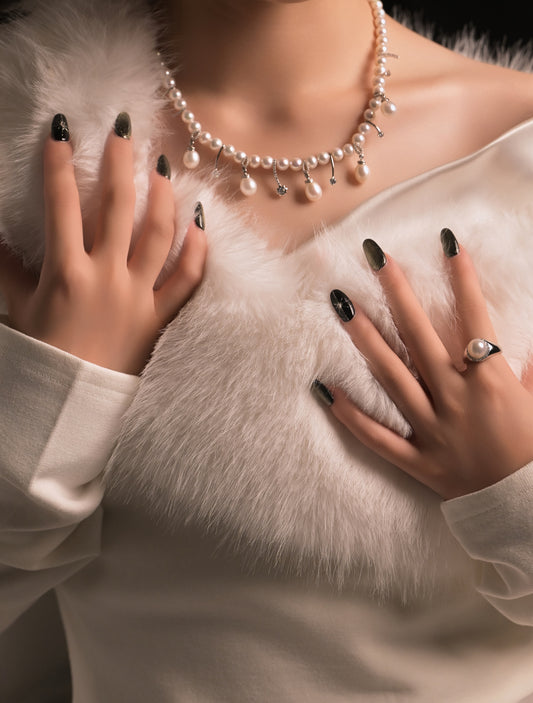 Melon Carriage Freshwater Pearl Necklace