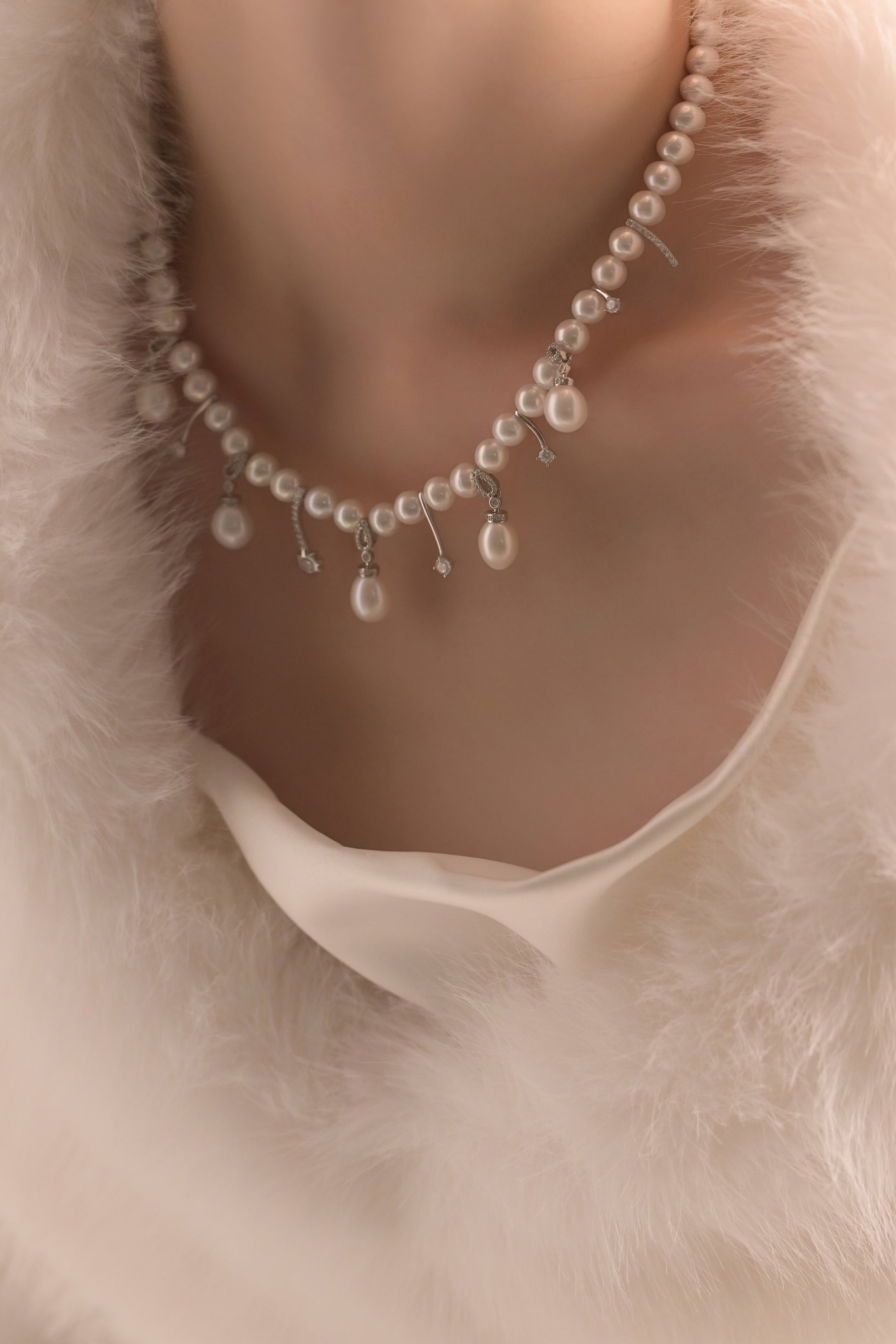 Melon Carriage Freshwater Pearl Necklace