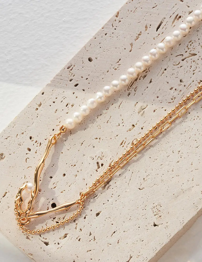 ‘Chain of Eternity’ Pearls Necklace My Store