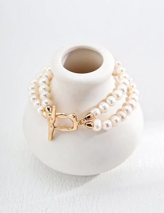 Double Layer Pearl Bracelet My Store
