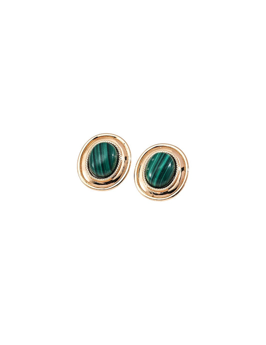Classic Malachite Earrings