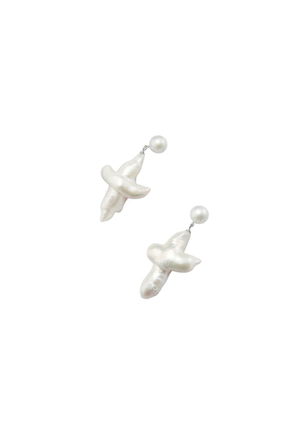 Starfish Pearl Earrings