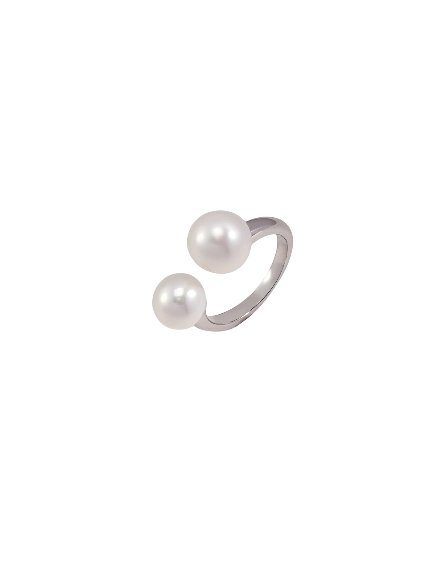 Nude Pearl Floating Ring