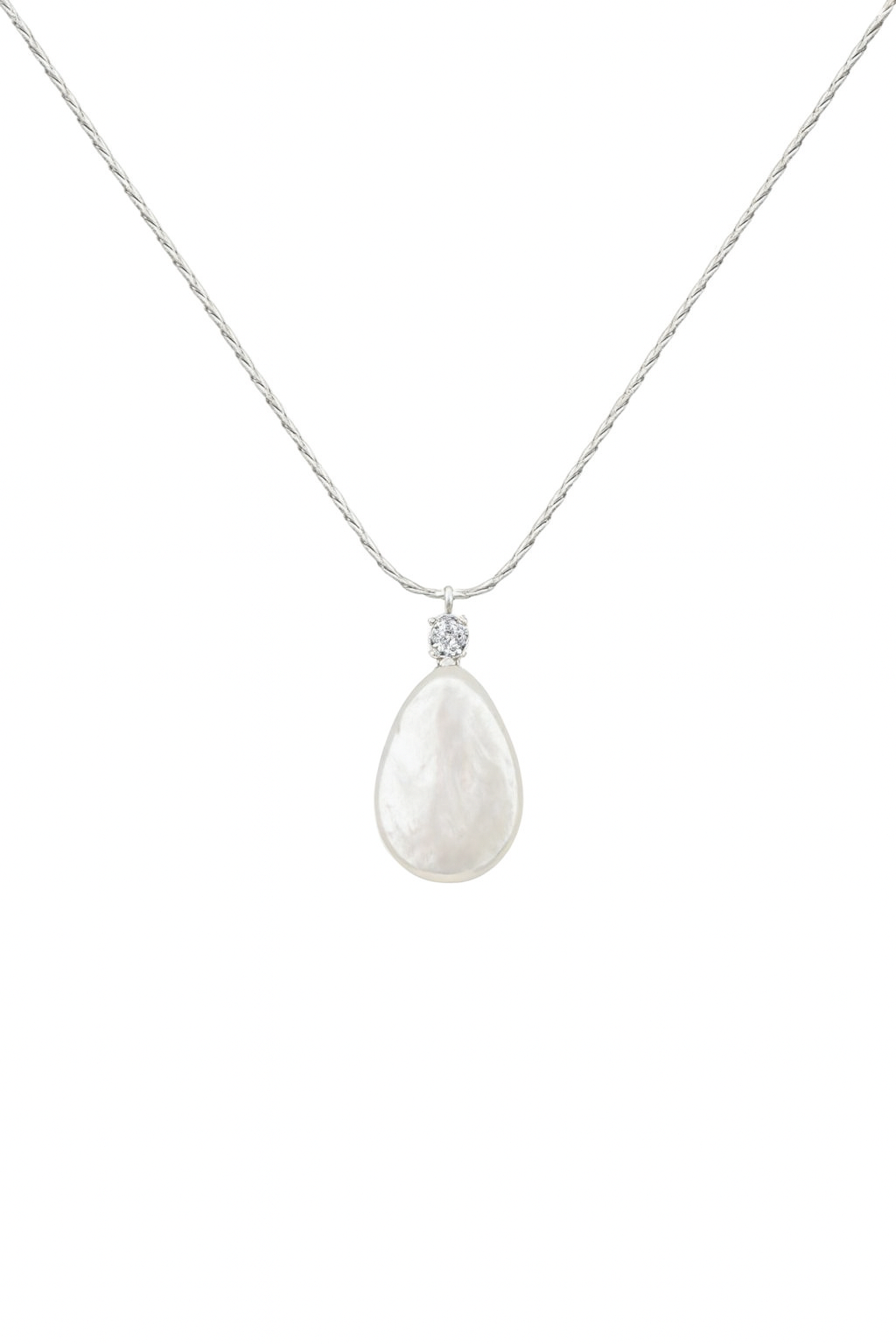 ‘Streams and Oceans’ Water Drop Flat Baroque Series Set (Earrings, Necklace, Bracelet)