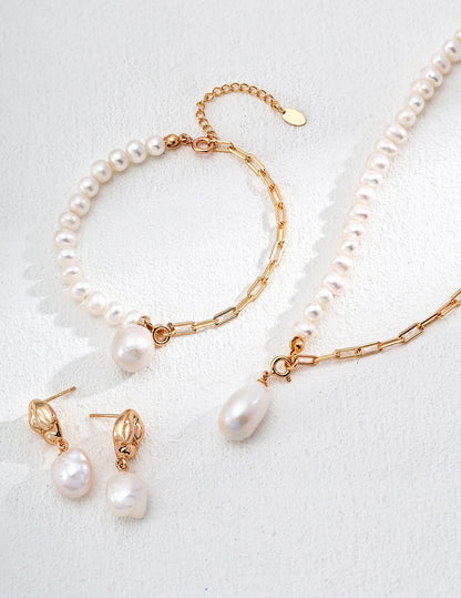 Pendant Pearl Half Necklace