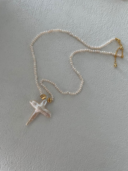 Cross Baroque Necklace