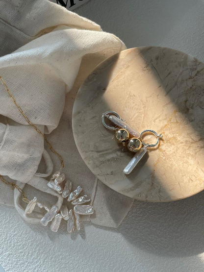 Bell Pearl Earrings