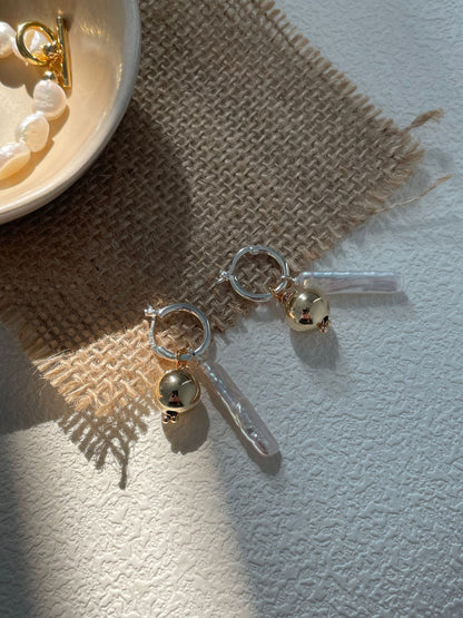 Bell Pearl Earrings