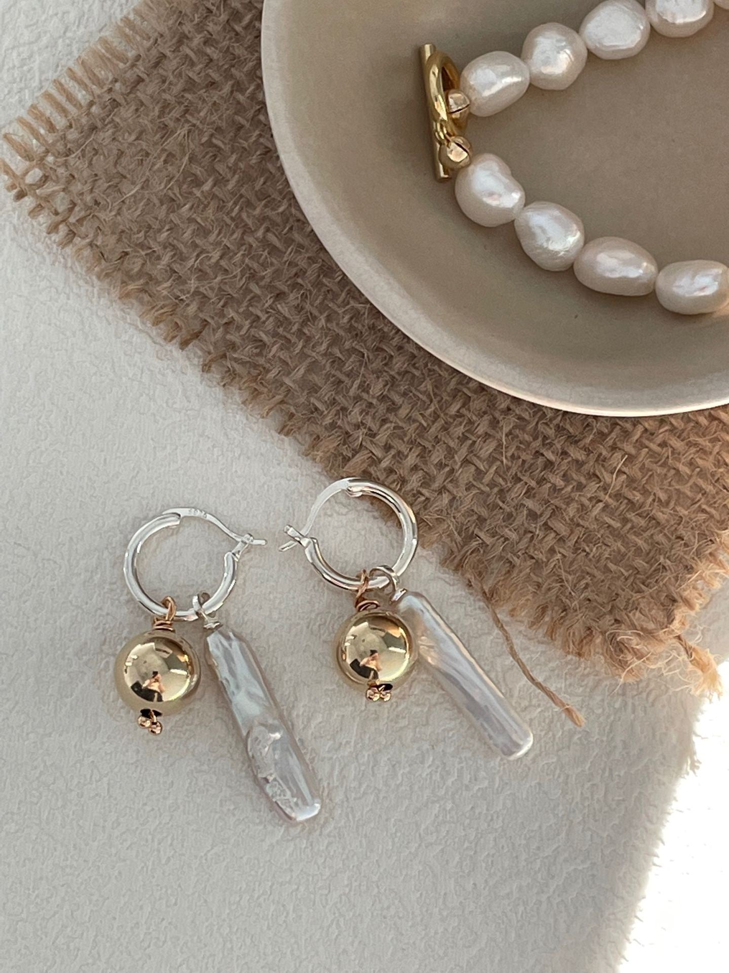 Bell Pearl Earrings