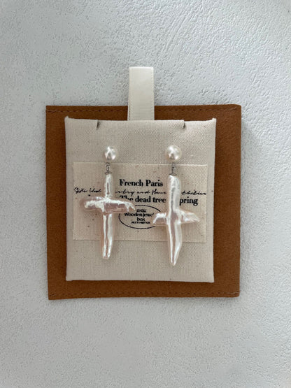 Starfish Pearl Earrings