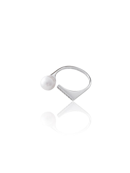 Pink Light Freshwater Pearl Ring