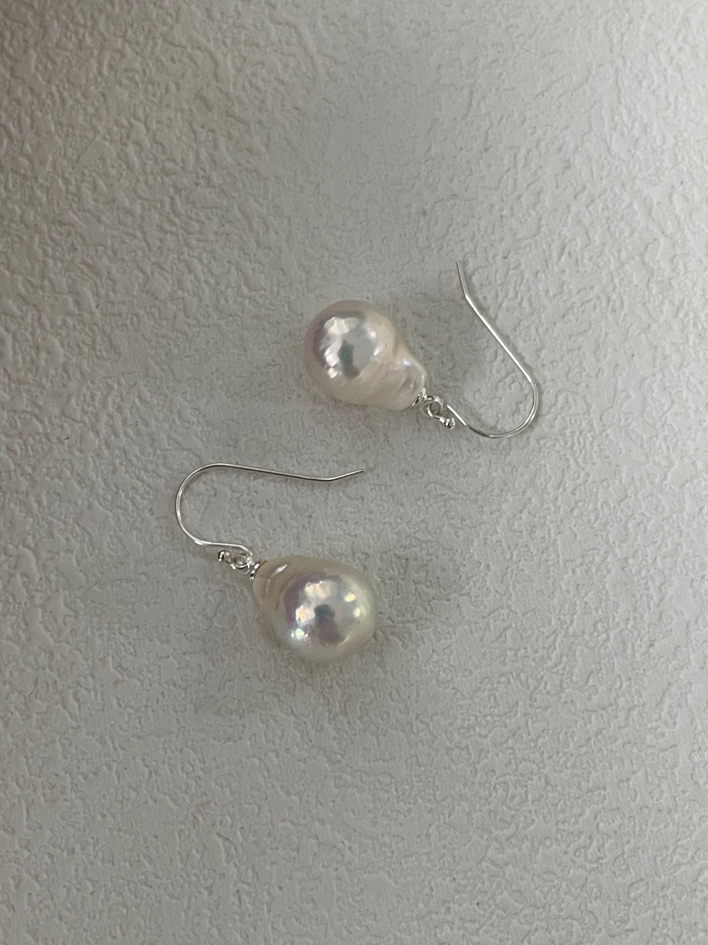 Tinfoil Candy Pearl Earrings
