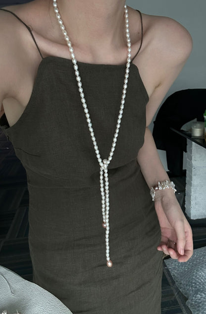 Pearl Grape Long Sweater Chain