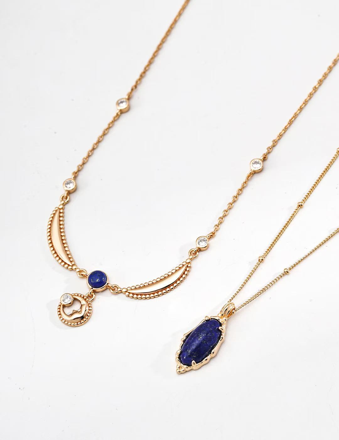 Baroque Lapis Lazuli Pendant