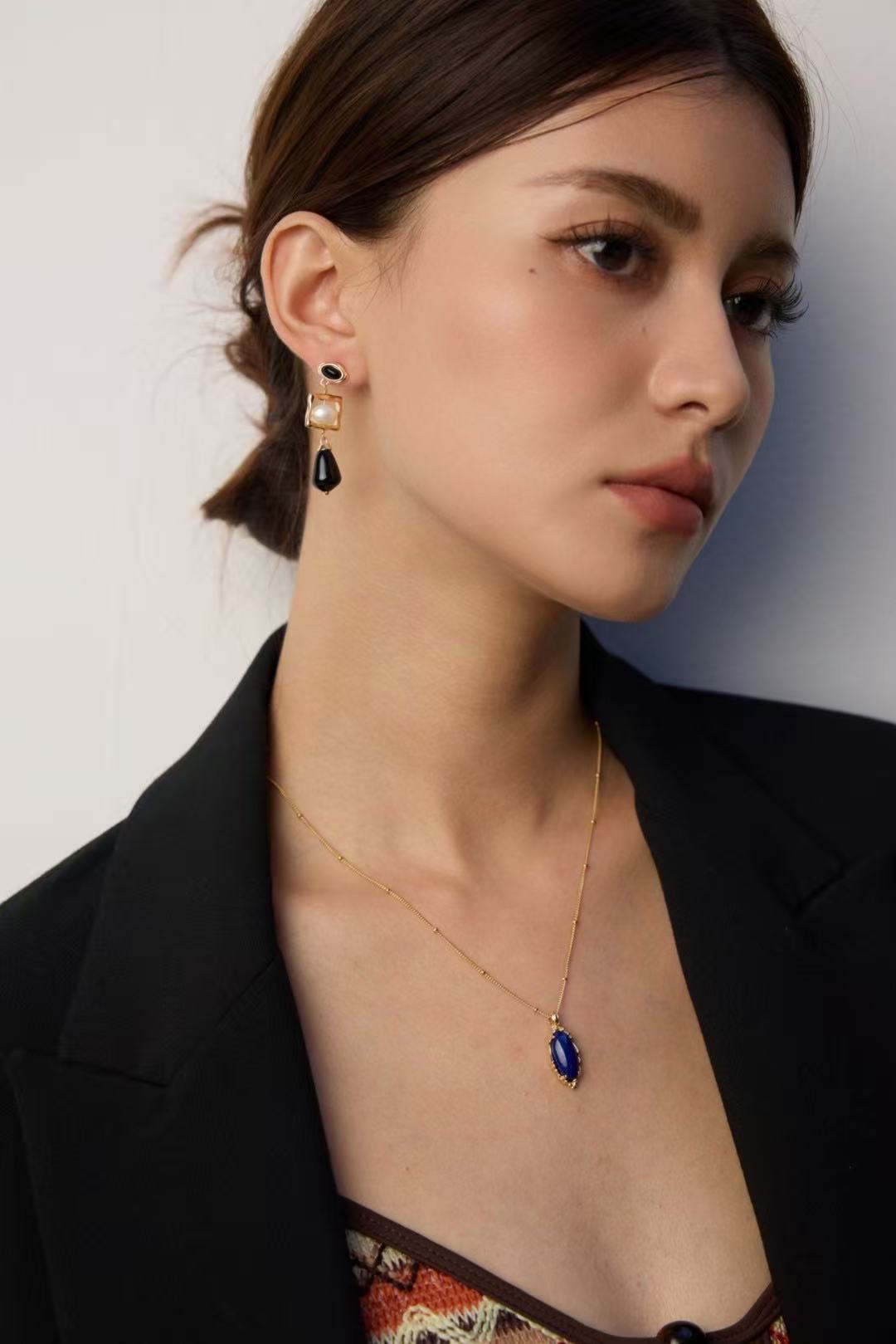 Baroque Lapis Lazuli Pendant