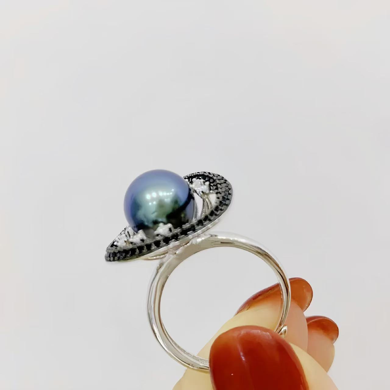 Tahitian Eclipse “Eye of the Earth” Ring---Collector’s Edition