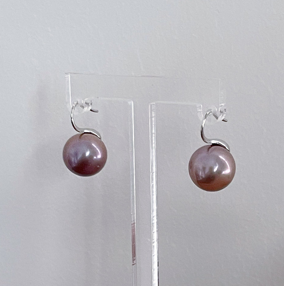 Purple Grape Earrings