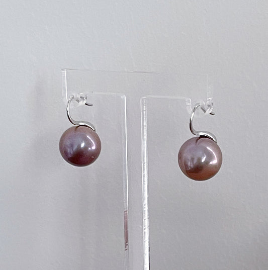 Purple Grape Earrings