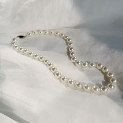 Top Luster Big Core Edison Pearl Necklace