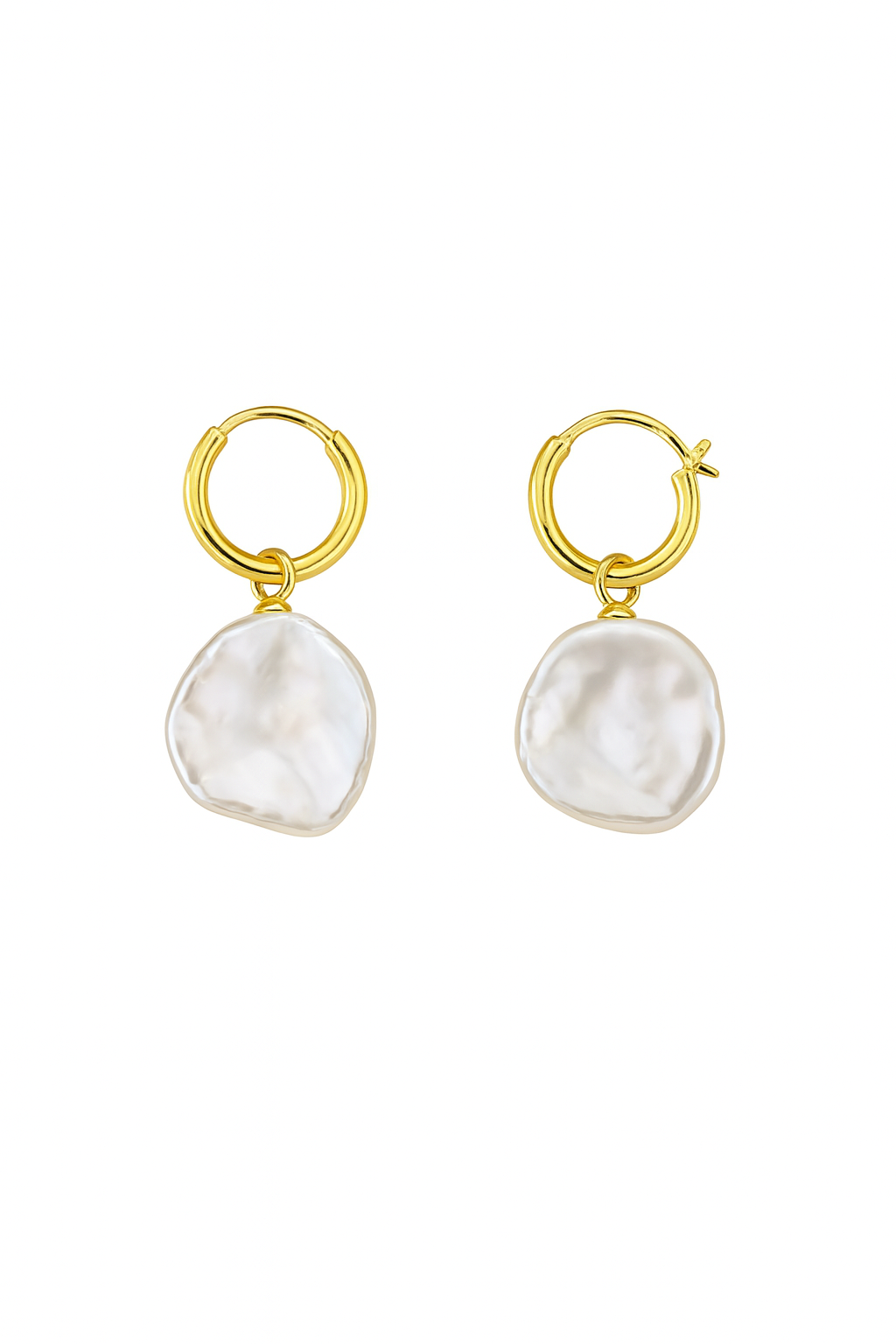 Round Baroque Earrings